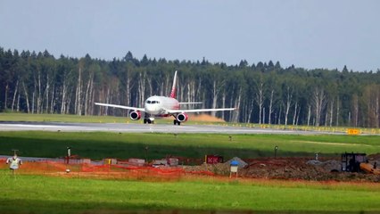 Awesome Takeoff Russian Airplane