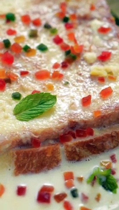Bread dessert in 5 minutes/બ્રેડ ડેઝર્ટ