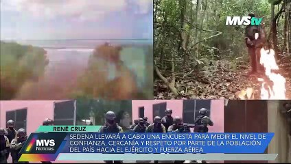 SEDENA llevará a cabo una encuesta de confianza- René Cruz reportero MVS Noticias 1 noviembre 2022