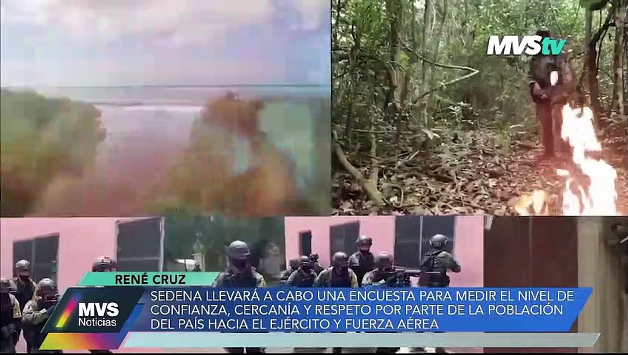 SEDENA llevará a cabo una encuesta de confianza- René Cruz reportero MVS Noticias 1 noviembre 2022