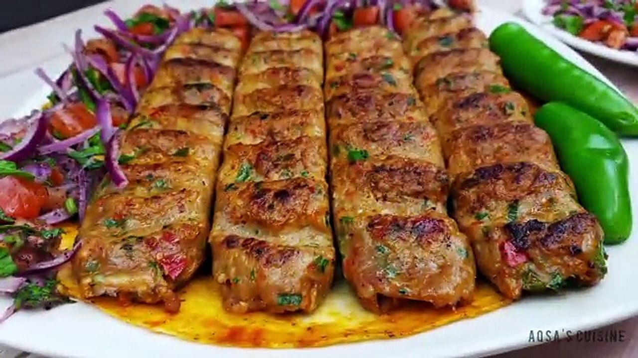 Turkish Chicken Adana Kebab Recipe With Homemade Skewers by Foodies Adana Kebab,Kebab Recipe