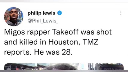 Rappers reaction to ki,,,,,ling of takeoff by the raper