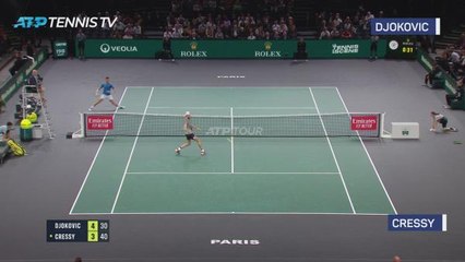 Djokovic starts Paris Masters title defence with clinical win