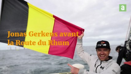 Jonas Gerkens avant la Route du Rhum 2022