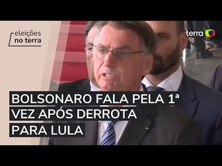 Bolsonaro agradece votos, não admite derrota e diz que manifestações são "sentimento de injustiça"