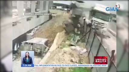Truck, sumalpok sa construction site; 3 construction worker, nakaligtas | UB