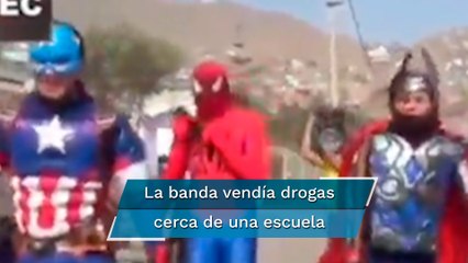 ¡Avengers reúnanse! Policías se disfrazan de superhéroes para desarticular banda criminal