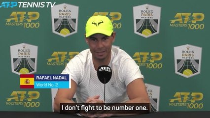 Nadal 'not fighting' to be World No.1 any more