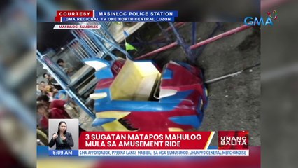 3 sugatan matapos mahulog mula sa amusement ride | UB