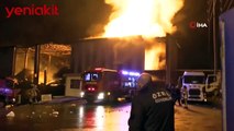 Bursa’da fabrika yangınında korkutan patlama! O anlar böyle kaydedildi