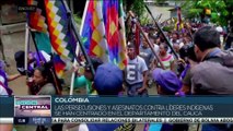 Líderes sociales e indígenas denuncian continuidad de la violencia sistemática en Colombia