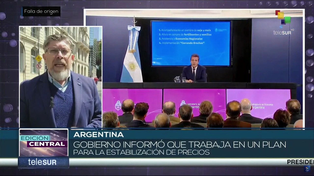 Ministro de Economía trabaja en un plan para lograr la estabilización de precios en Argentina