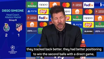 Download Video: Atlético 'must face the reality' of being knocked out of Europe - Simeone