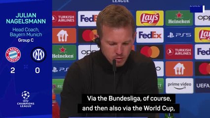 Download Video: Nagelsmann hopes Bayern can take momentum into Bundesliga