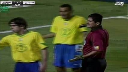 مباراة منتخب البرازيل 3 - 1 منتخب الارجنتين في تصفيات كأس العالم عام 2006(1)