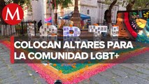 Recuerdan con altares a integrantes de la comunidad LGBT  en CDMX