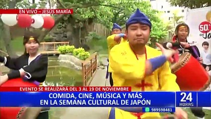 Con música, cine y comida: Celebran la "semana cultural de Japón" en Jesús María