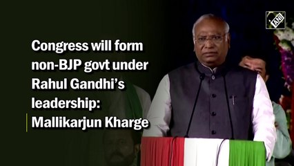 Congress will form non-BJP govt under Rahul Gandhi’s leadership: Mallikarjun Kharge