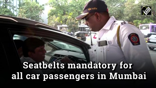 Seatbelts mandatory for all car passengers in Mumbai