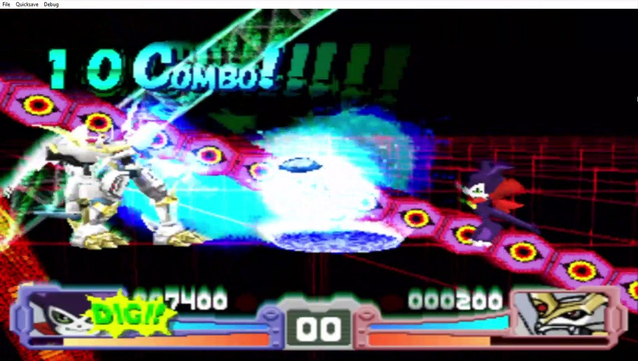 Gameplay Digimon rumble arena