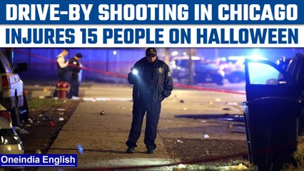 Chicago: 15 people including 3 children injured in a drive-by shooting on Halloween | Oneindia *News