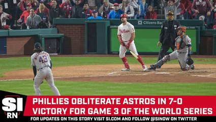 Phillies Power Past Astros in Game 3 of World Series