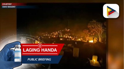 Mga residente sa Sagada, Mountain Province, muling nagsagawa ng 'panag-apoy' ngayong All Saints' Day