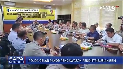 Polda Sulut Gelar Rakor Pengawasan Pendistribusian BBM