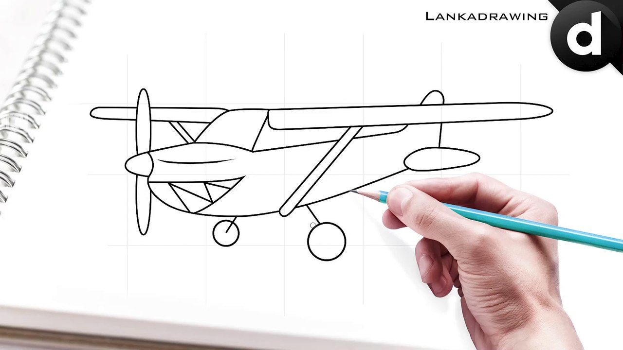 how to draw a simple dragonfly plane 1