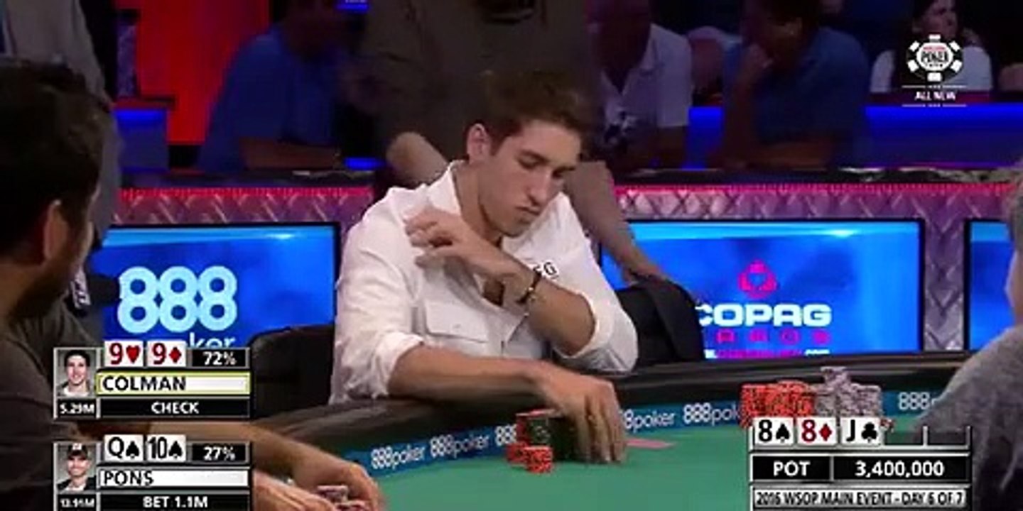 World Series Of Poker 2016 Main Event - Se1 - Ep10 HD Watch HD Deutsch