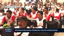 Ratusan Relawan Prabowo Gelar Konsolidasi