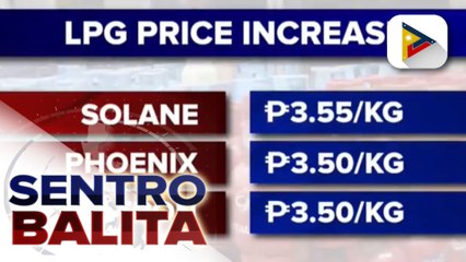 LPG at Auto LPG, may taas-presyo