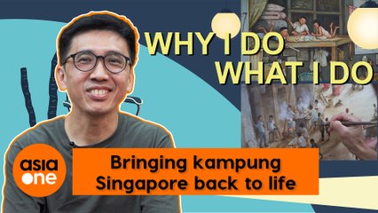 Why I Do What I Do: He paints funerals in his art to reflect everyday life in Singapore