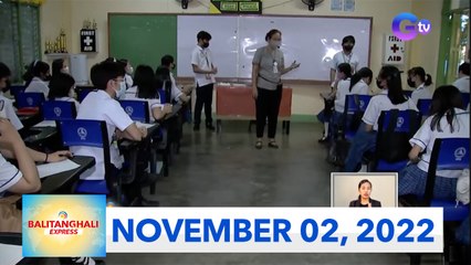 Balitanghali Express: November 2, 2022