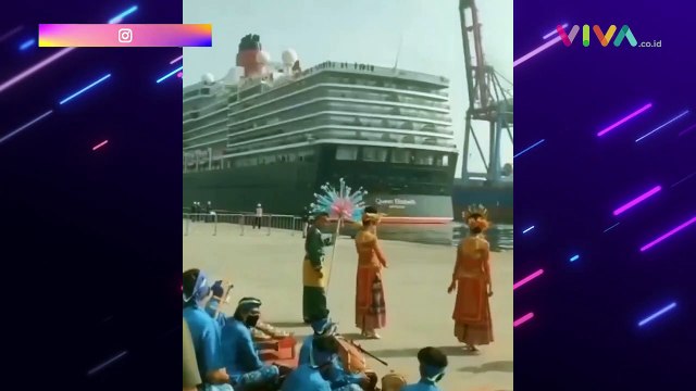 Kapal Pesiar Queen Elizabeth Bersandar Lagi di Jakarta