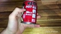 Trying Chinese Hot Kid Milk Beverage