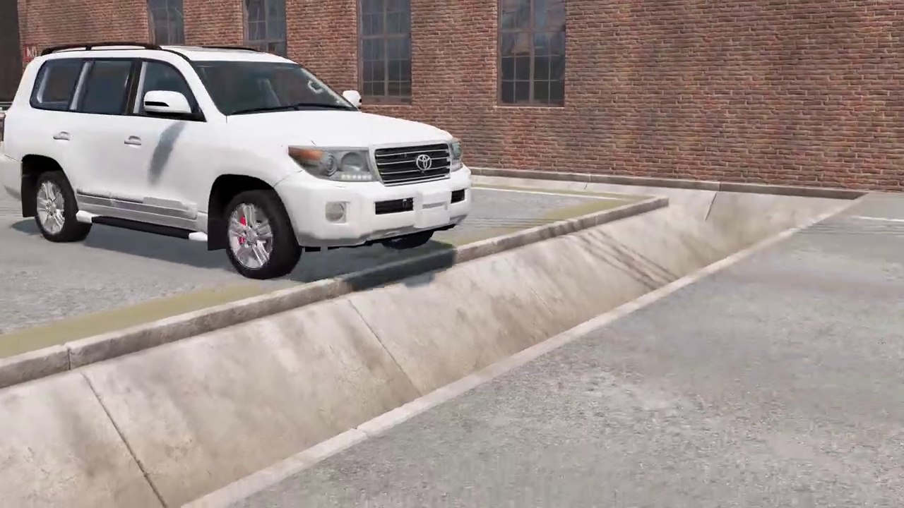 Cars vs Street Gutter – BeamNG.Drive