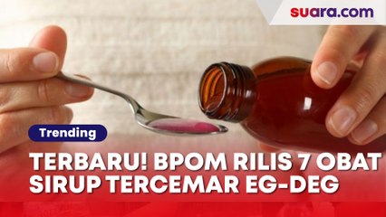 Data Terbaru! BPOM Rilis 7 Obat Sirup Tercemar EG-DEG, Berikut Daftarnya