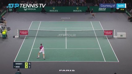 Ruud overcomes Gasquet test in Paris