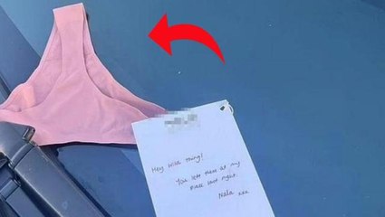 Camdaki cinsel içerikli not ve kadın iç çamaşırıyla şok etti! Gerçek sonradan anlaşıldı
