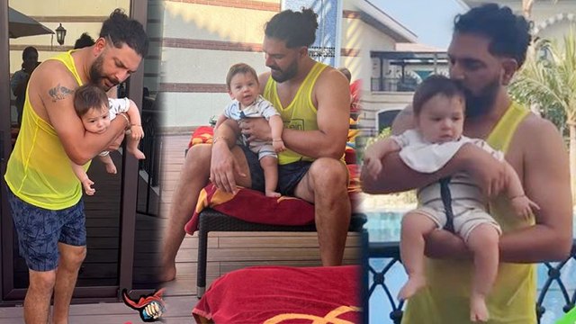Yuvraj Singh Son Orion Keech Singh संग खेलते Cute Video Viral |Boldsky*Entertainment