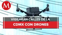 CdMx pone en operación 6 drones de la SSC para reforzar investigación de delitos