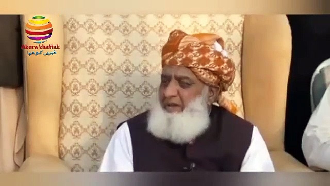 Maulana Fazlur Rehman's talk about PTI Long March