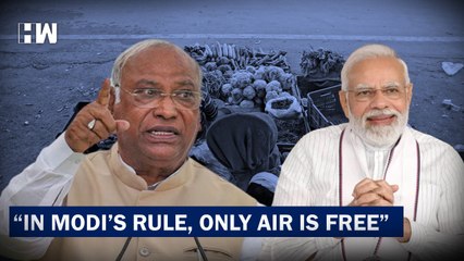 In Modi's Rule, Only Air Is Free, Says Congress President Malikarjun Kharge Attacks BJP