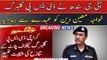 IG Sindh removed DSP Gulberg Khawaja Moinuddin from the post