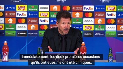 Simeone : “Les joueurs de Porto étaient supérieurs”