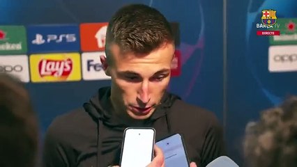 Las palabras de Iñaki Peña tras jugar contra el Viktoria Plzen / FCB