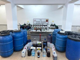 Aydın'da kaçak alkol operasyonu: 1 gözaltı