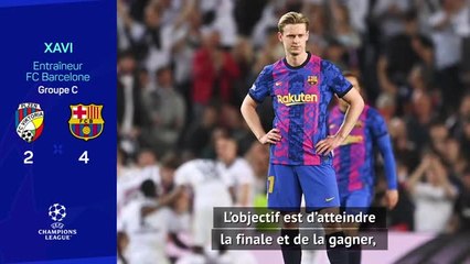 Groupe C - Xavi : "L'objectif est de gagner la Ligue Europa"
