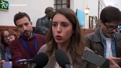 Irene Montero tarda dos días en condenar el asesinato de Olivia